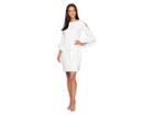 Lauren Ralph Lauren 130h Luxe Tech Crepe Demi 3/4 Sleeve Day Dress (cream) Women's Dress