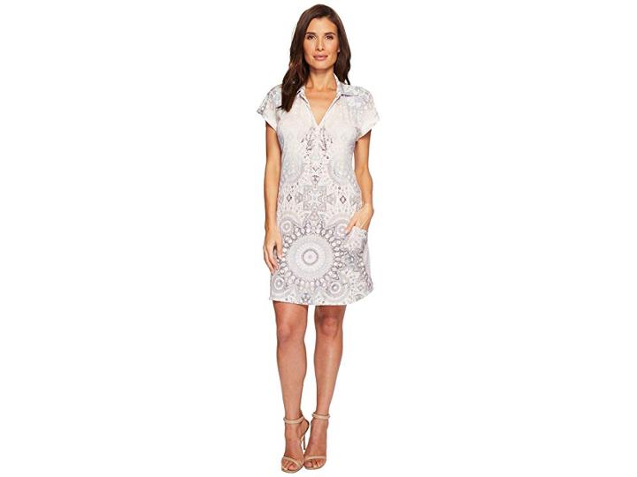 Hale Bob Room To Glow Matte Microfiber Jersey Dress (beige) Women's Dress