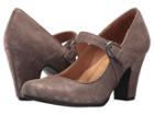 Sofft Miranda (smoke Distressed Foil Suede) High Heels