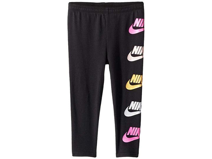 Nike Kids Futura Shine Leggings (toddler) (black) Girl's Casual Pants