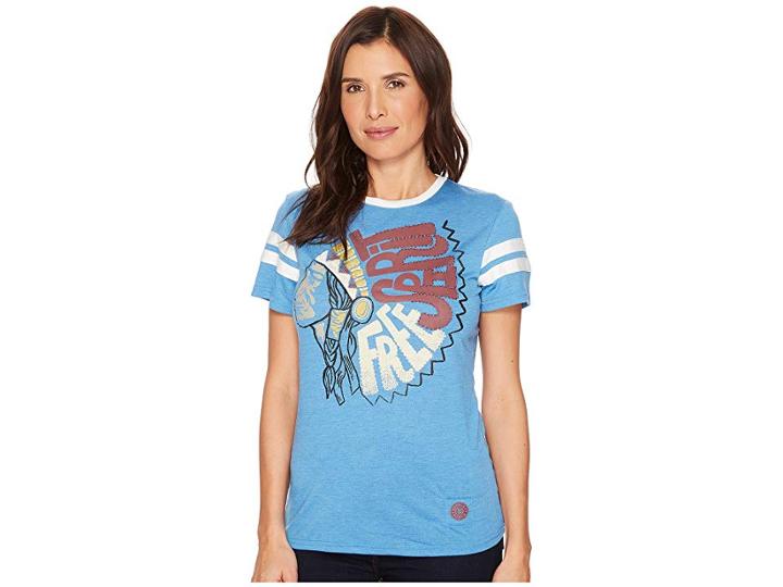 Double D Ranchwear Free Spirit Tee (boogie Blues) Women's T Shirt