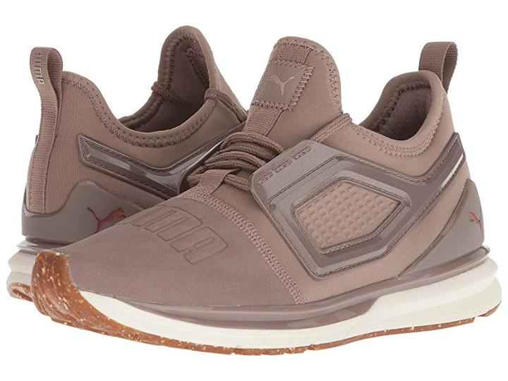 Puma Ignite Limitless 2 Crafted (taupe Gray/rose Gold) Women's Lace Up Casual Shoes