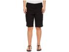 Nydj Petite Petite Bermuda Linen Shorts (black) Women's Shorts