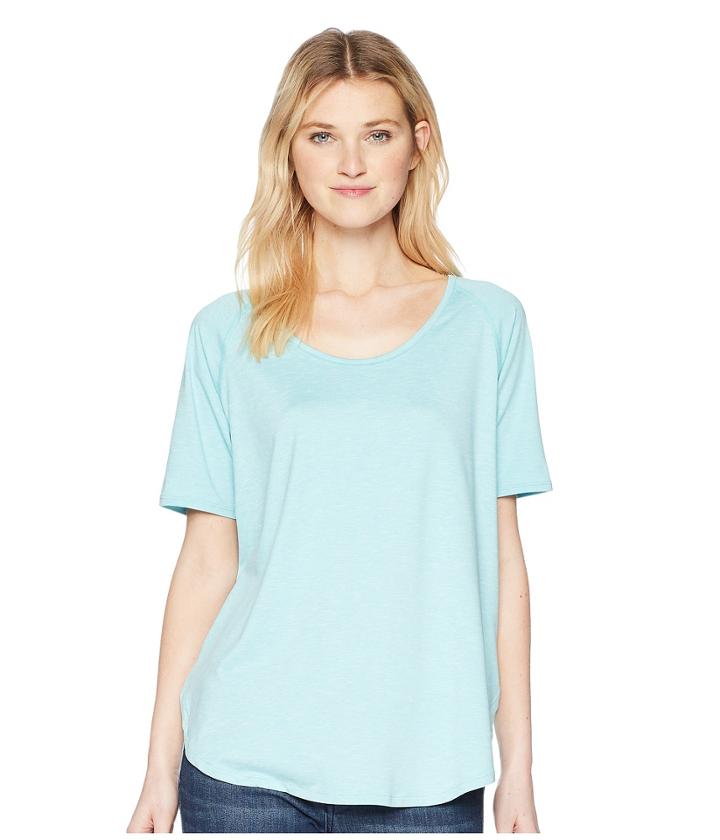 Columbia Wander More Short Sleeve Tee (iceberg Heather) Women's T Shirt