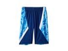 Nike Kids Dry Avalanche Shorts Aop (little Kids/big Kids) (blue Void/white/white) Boy's Shorts