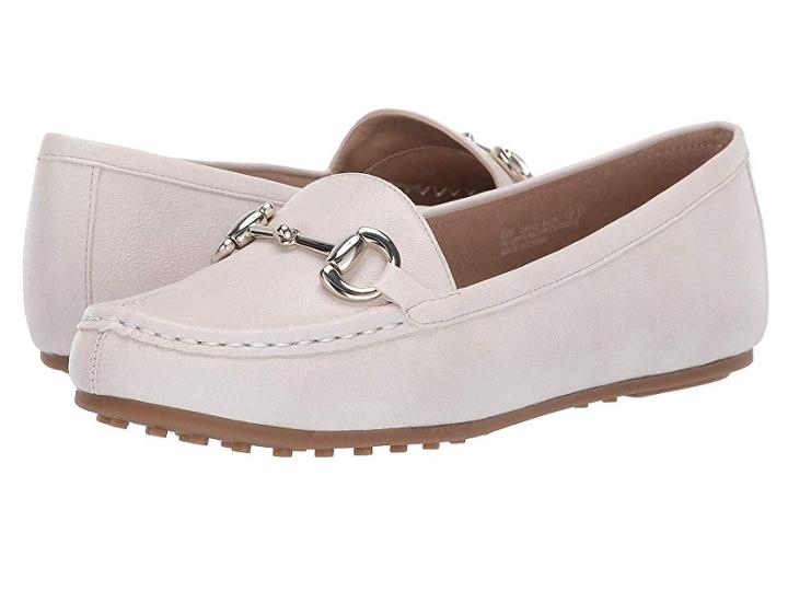 A2 By Aerosoles Drive Back (bone Nappa) Women's Flat Shoes