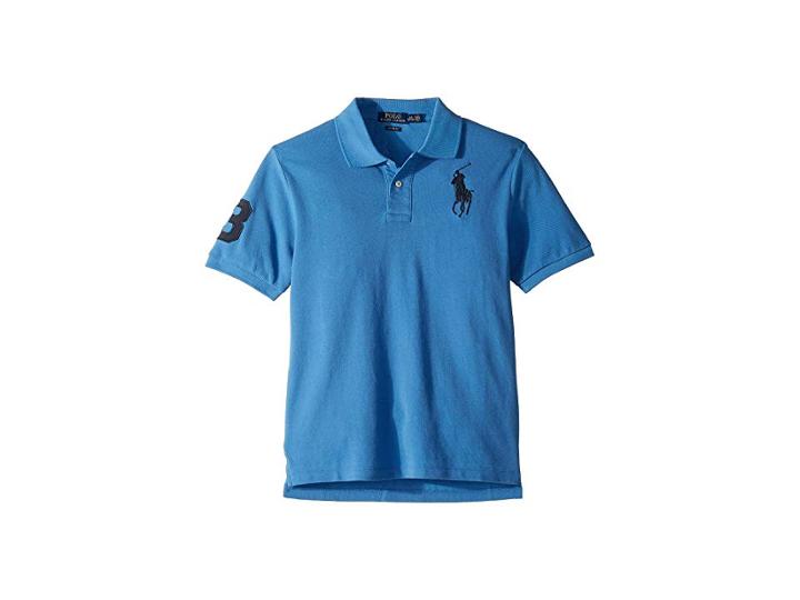 Polo Ralph Lauren Kids Cotton Mesh Polo Shirt (big Kids) (retreat Blue) Boy's Clothing