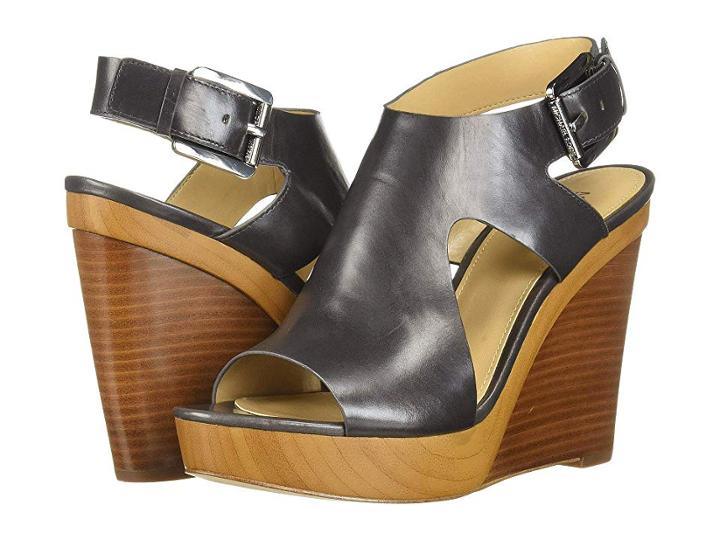 Michael Michael Kors Josephine Wedge (charcoal) Women's Shoes