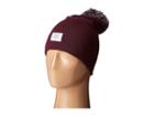 Under Armour Graphic Pom Beanie (raisin Red/true Gray Heather/steel) Beanies