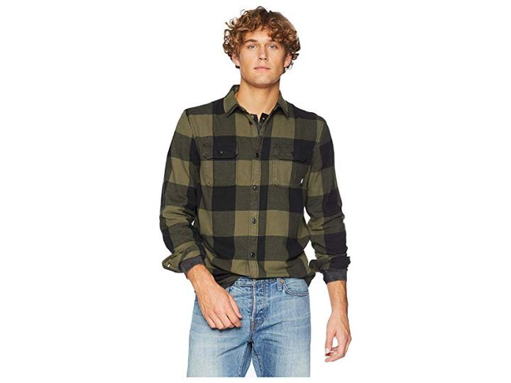 Vans Cypress Woven (grape Leaf/black) Men's Clothing