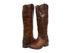 Frye Melissa Button Boot Extended (dark Brown Extended Calf) Cowboy Boots