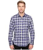 Robert Graham Maidenhead Shirt (navy) Men's Long Sleeve Button Up