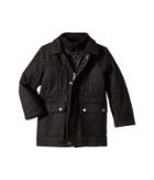 Urban Republic Kids Military Wool Jacket (toddler) (black) Boy's Coat