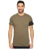 Reebok Cotton Series Graphic Tee (army Green) Men's T Shirt