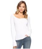 Lamade Kelly Top (white) Women's Long Sleeve Pullover