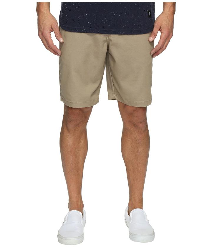 Vans Authentic Stretch Shorts 20 (military Khaki) Men's Shorts