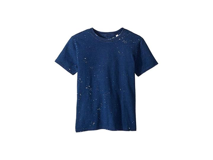 Ag Adriano Goldschmied Kids Fontana Splatter Tee (big Kids) (nile) Boy's T Shirt