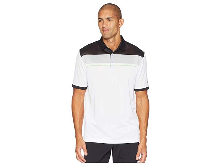 Callaway Texture Block Polo (caviar) Men's Short Sleeve Pullover