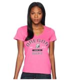 Champion College Oregon Ducks University V-neck Tee (wow Pink) Women's T Shirt