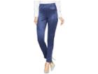 Karen Kane Faux Suede Slit-hem Pants (navy) Women's Casual Pants