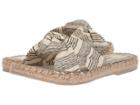 Dolce Vita Benicia (natural/black Fabric) Women's Shoes