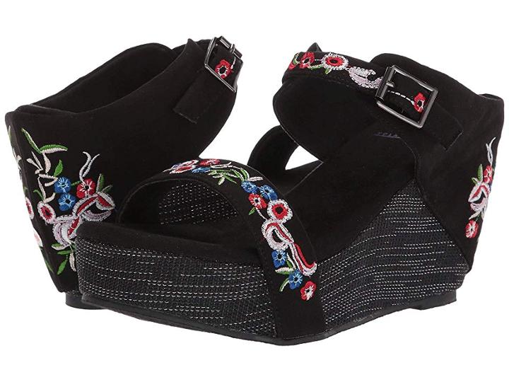 Volatile Daws (black) Women's Wedge Shoes