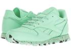 Reebok Kids Classic Leather (little Kid) (mint Green/black) Kids Shoes