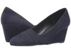 Vaneli Danil (navy Suede) Women's Wedge Shoes