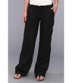 Michael Stars Linen Drawstring Pant (black) Women's Casual Pants