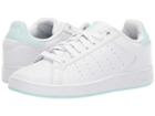 K-swiss Clean Court (big Kid) (white/soothing Sea) Shoes