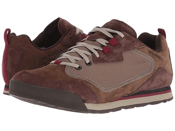 Merrell Burnt Rock Travel Suede (merrell Stone) Men's Lace Up Casual Shoes