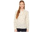 The North Face Barilles Pullover Shirt (vintage White Coyotes Print) Women's Long Sleeve Button Up