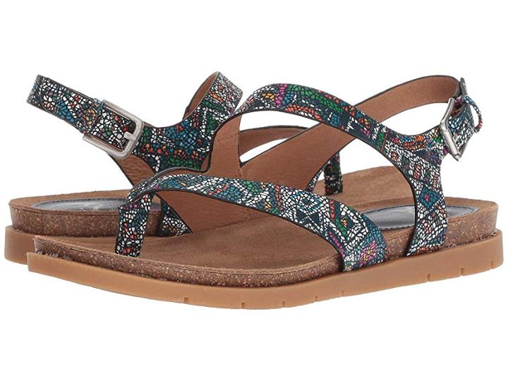 Sofft Rory (blue Multi Tribal Print) Women's Shoes