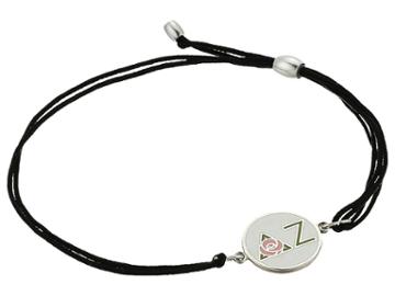 Alex And Ani Kindred Cord Delta Zeta Bracelet (sterling Silver) Bracelet