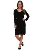 Royal Robbins Voyage Long Sleeve Dress (jet Black) Women's Dress