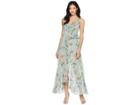 Astr The Label Sienna Dress (sage Multi Floral) Women's Dress