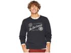 Frye Dry Goods Garment Dyed Sweatshirt (jet Black) Men's Sweatshirt