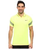 Nike Golf Momentum Framing Commander (volt/anthracite/reflect Black) Men's Short Sleeve Pullover
