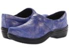 Klogs Mission (blue Silver Plaid) Women's Clog Shoes
