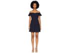 Rebecca Taylor Sleeveless Stretch Texture Dress (navy) Women's Dress