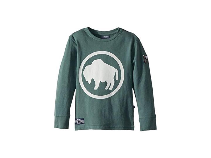Toobydoo Camp Buffalo Buffalo Tee (infant/toddler/little Kids/big Kids) (olive) Boy's T Shirt