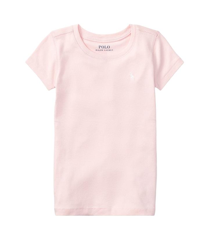 Polo Ralph Lauren Kids Short Sleeve Knit Tee (toddler) (hint Of Pink) Girl's T Shirt