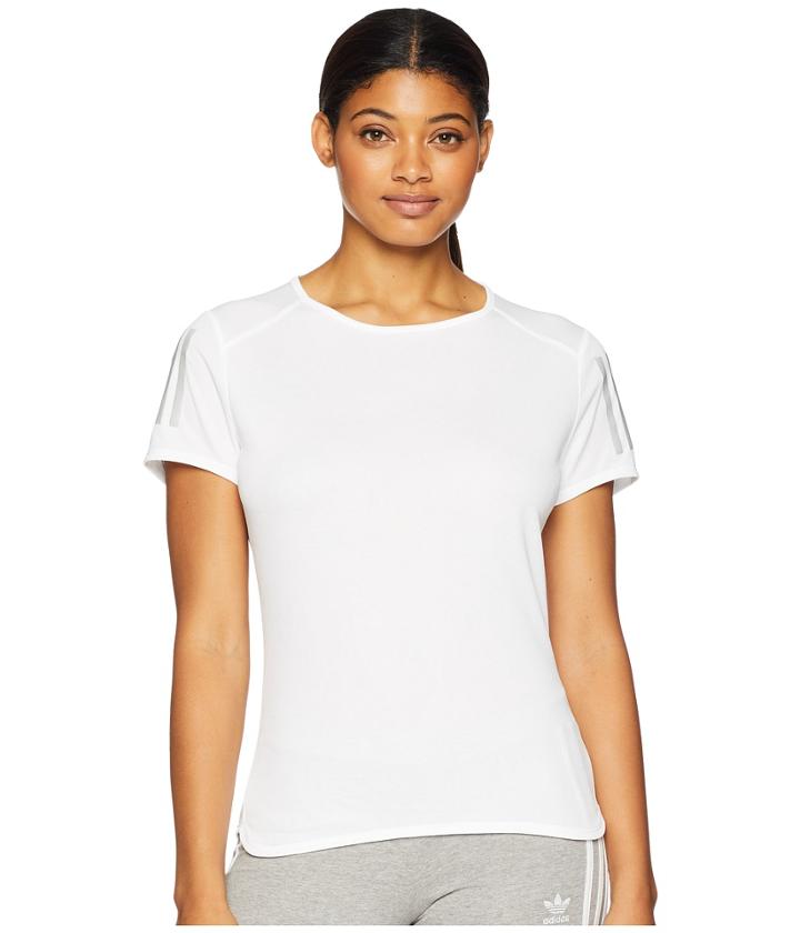 Adidas Response Short Sleeve Tee (white) Women's T Shirt