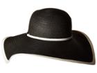 Scala Black And White Braid (black) Caps