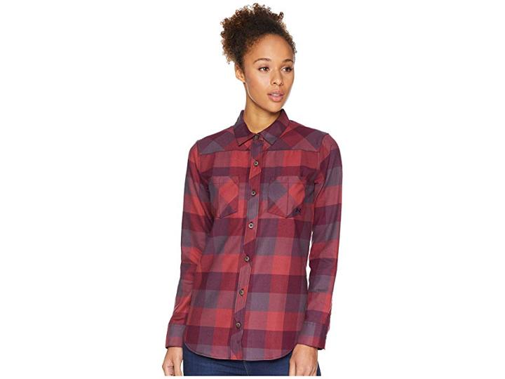 Under Armour Ua Tradesman Flannel (dark Maroon/purple Switch/purple Switch) Women's Clothing