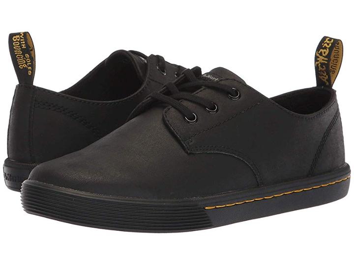 Dr. Martens Santanita Octavo (black Mohawk Non Woven Synthetic) Women's Shoes