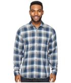 Royal Robbins Double Cloth Long Sleeve (collins Blue) Men's Long Sleeve Button Up