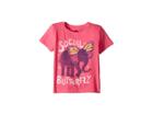 Life Is Good Kids Social Butterfly Crusher (toddler) (fiesta Pink) Kid's T Shirt