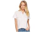 Levi's(r) Womens Larissa Short Sleeve Western (light Lilac) Women's Short Sleeve Pullover