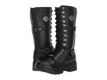 Harley-davidson Harland (black) Women's Lace-up Boots